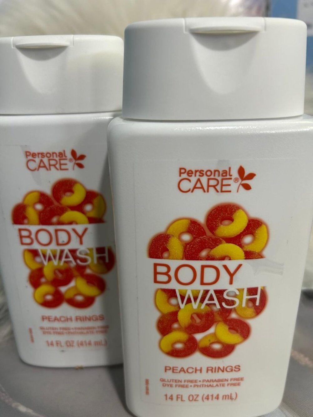 Personal Care Peach Rings Scented Body Wash 14oz - Lot of 2